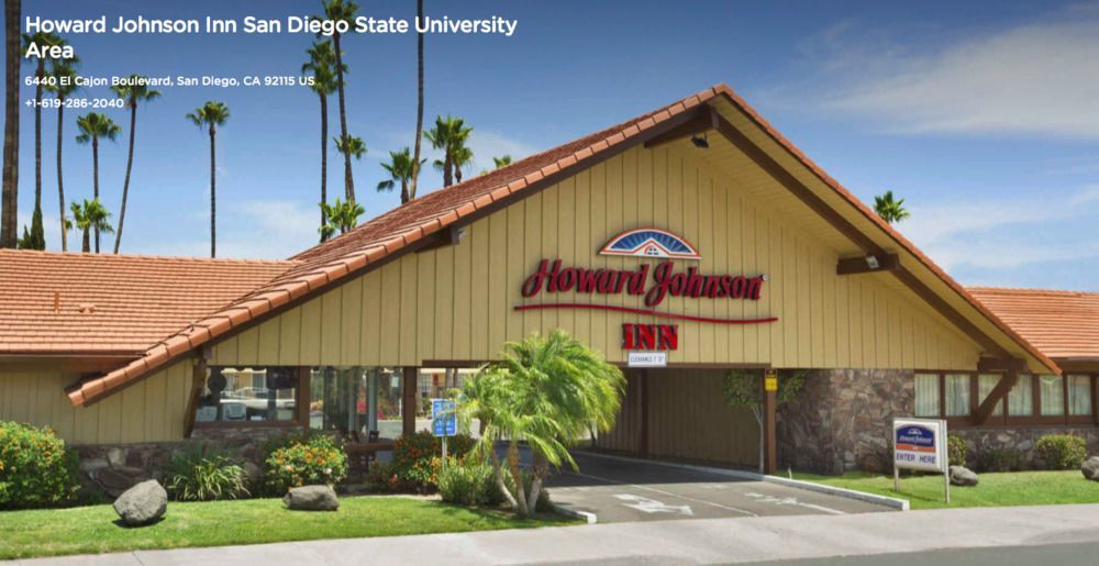 Howard Johnson University Inn - Sdsu - San Diego State University Екстериор снимка